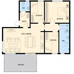 Modern With 3 Bedrooms And Balcony *